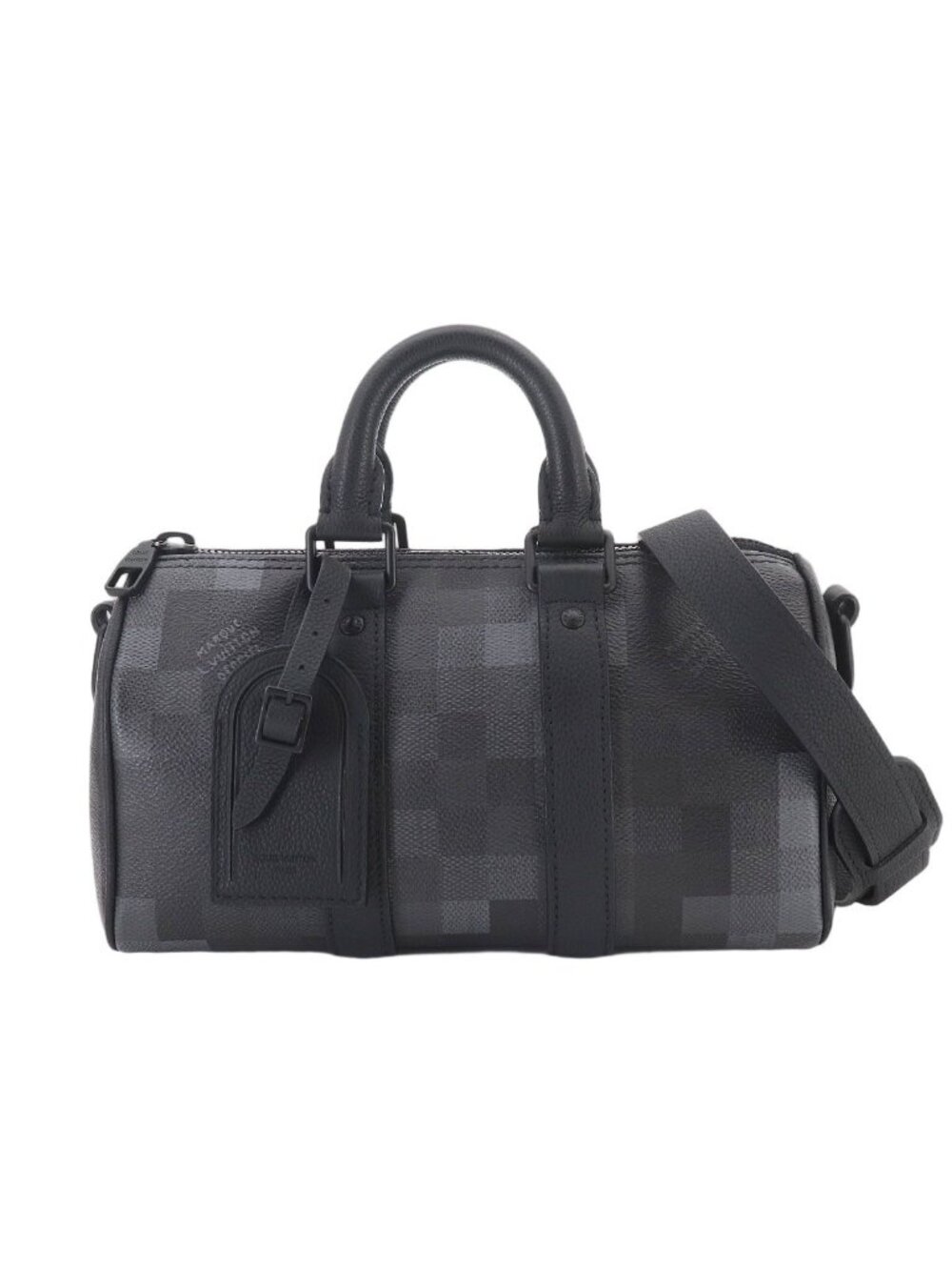 Louis Vuitton Damoflage Black Keepall Bandouliere 25 2-Way Bag